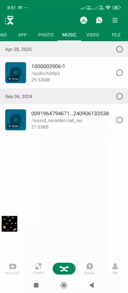 Xender App Screenshot